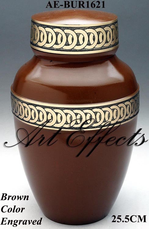 Manufacturers Exporters and Wholesale Suppliers of Brass Funeral Urn Farrukhabad Uttar Pradesh